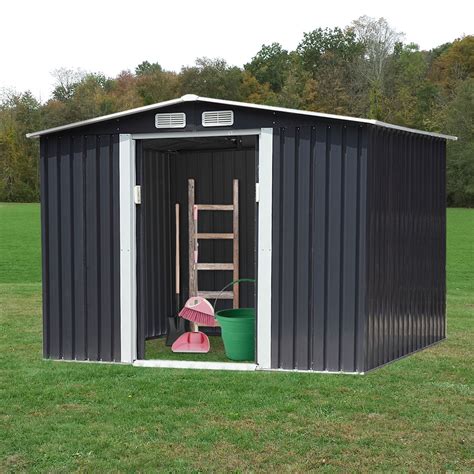 metal shed off of wood house|walmart metal sheds for sale.